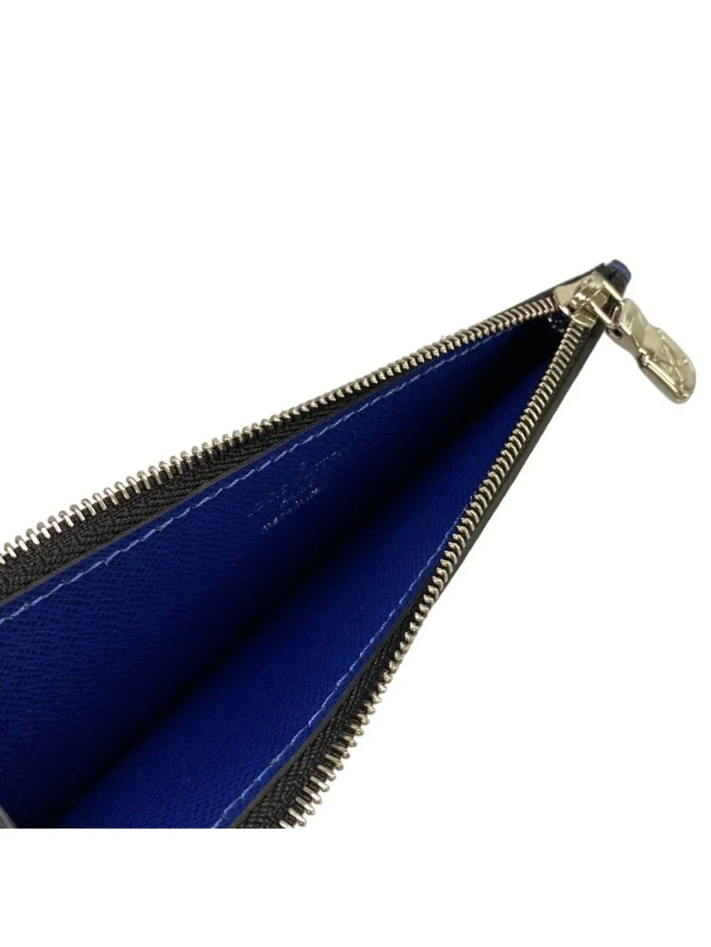 Louis Vuitton Coin Purse Taigarama Card Folder Cobalt Leather